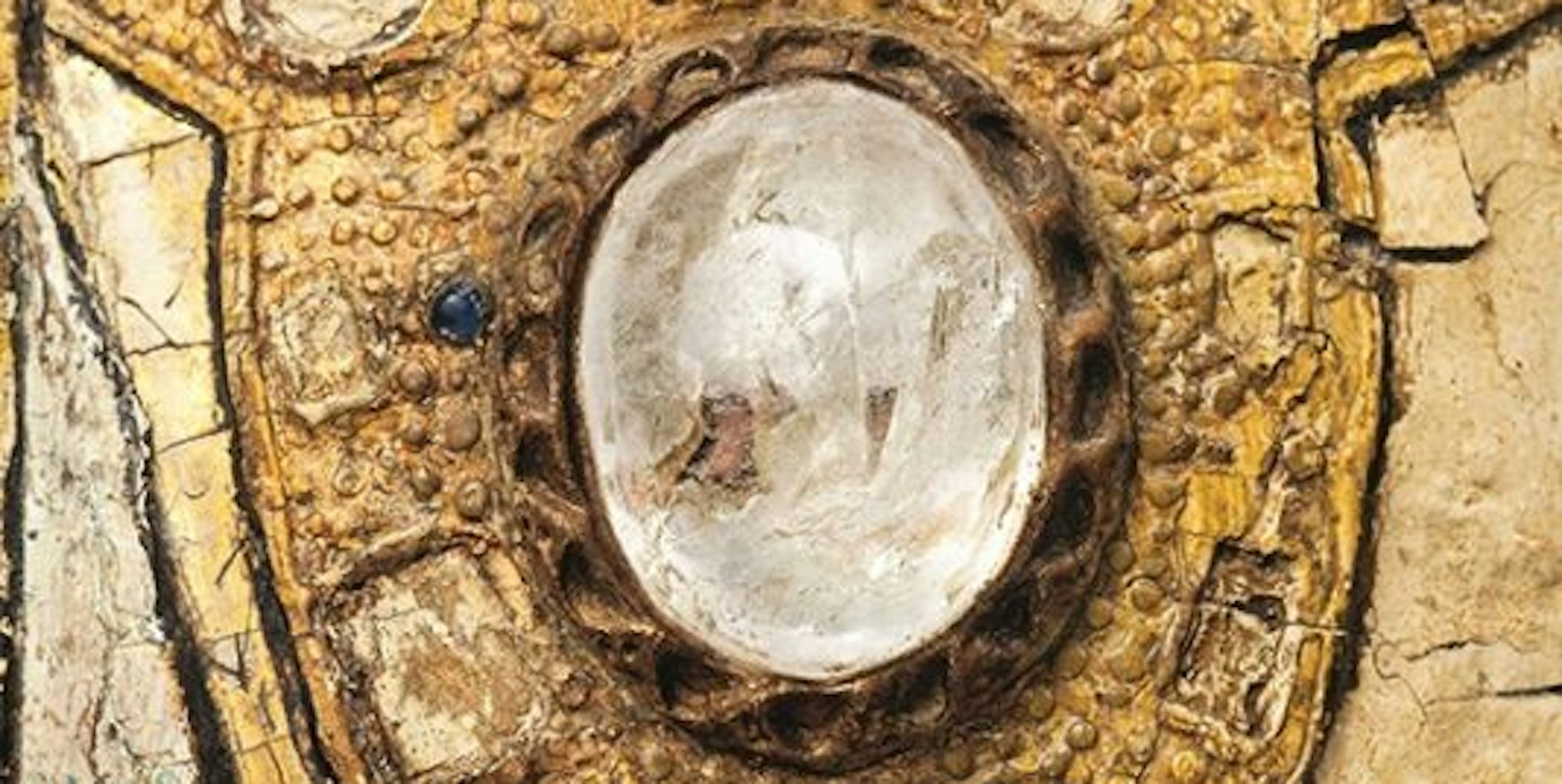 Schmuck einer Bergkristallmadonna aus dem Kölner Museum Schnütgen