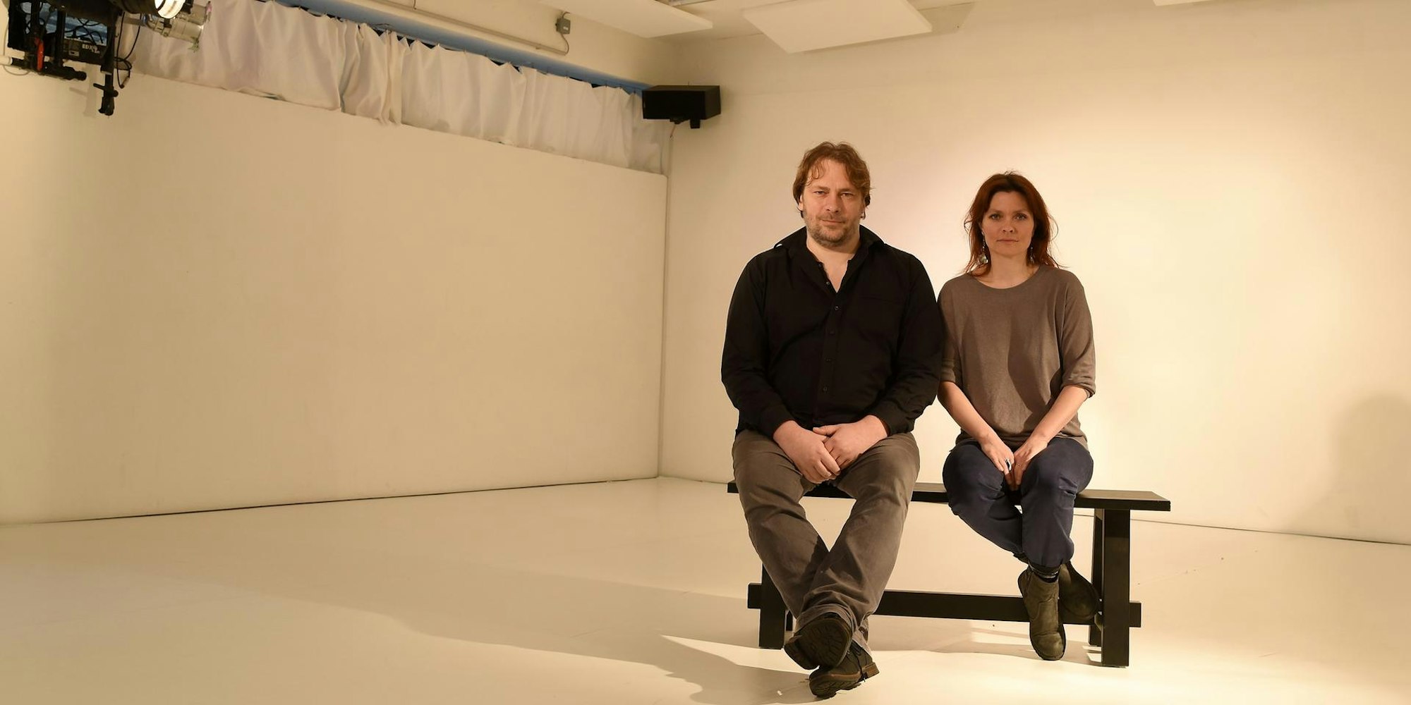 André Lehnert und Paula Scherf in ihrer „Tanzstelle“