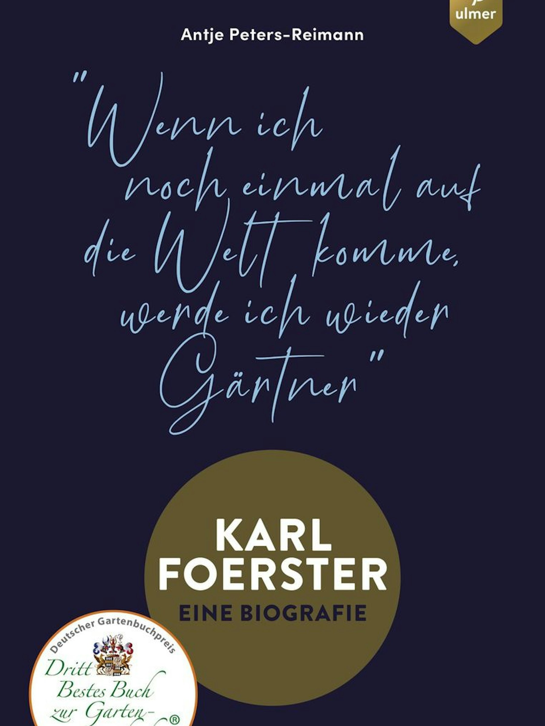 Cover Peters-Reimann Karl-Foerster-Eine-Biografie_