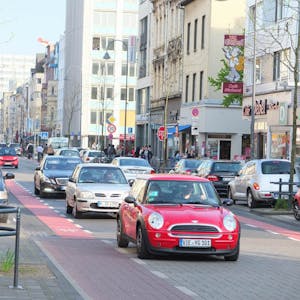 Die Venloer Straße weist laut Lärmaktionsplan eine hohe Belastung auf.