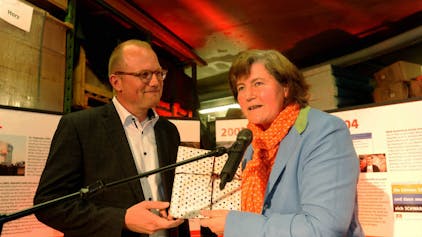 Jochen Ott und Nachfolgerin Christiane Jäger