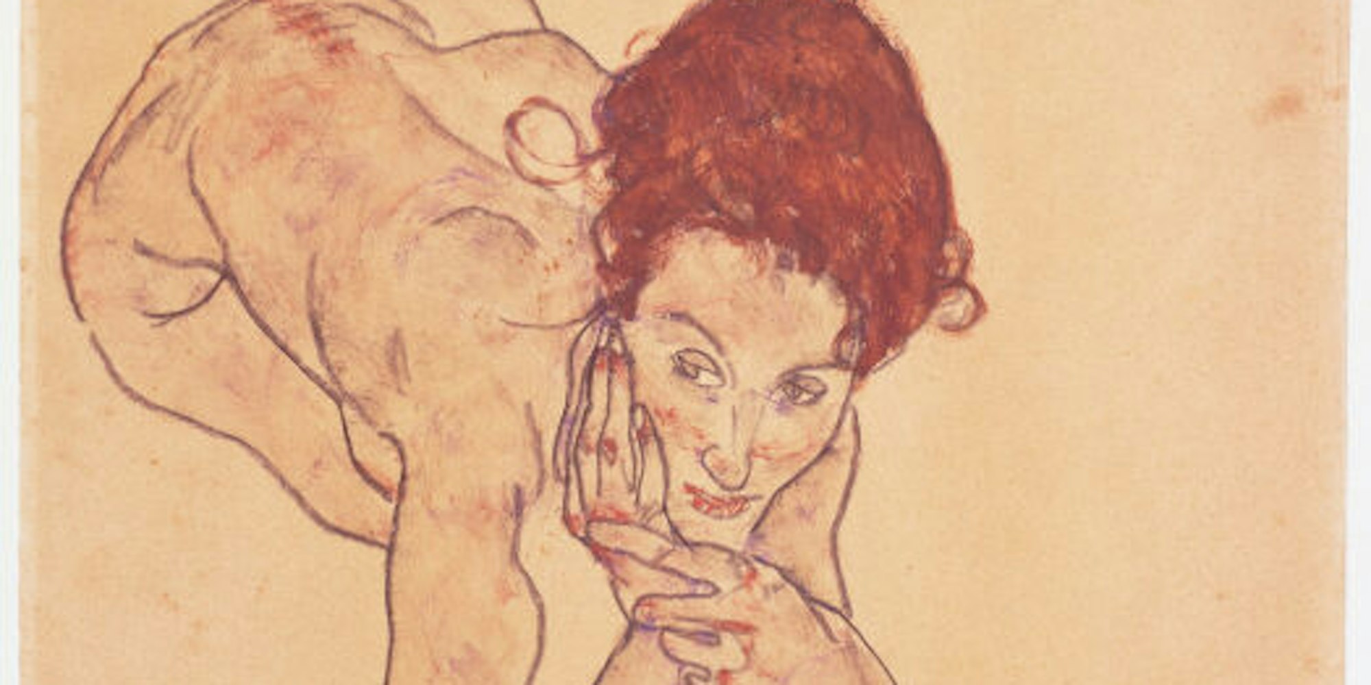 Egon Schieles „Kauernder weiblicher Akt“ (1917) aus der Sammlung des Kölner Museum Ludwig