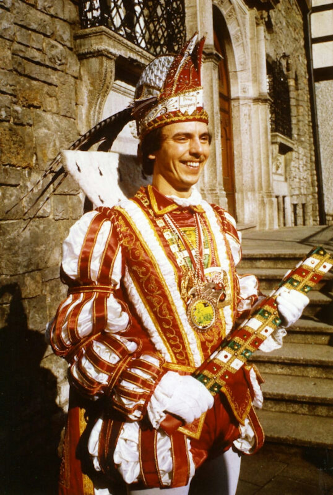 Wolfgang Bosbach als Karnevalsprinz 1977.