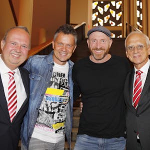 Stefan Kleinehr (v.l.), Christian Pape, Martin Schopps und Joachim Zöller