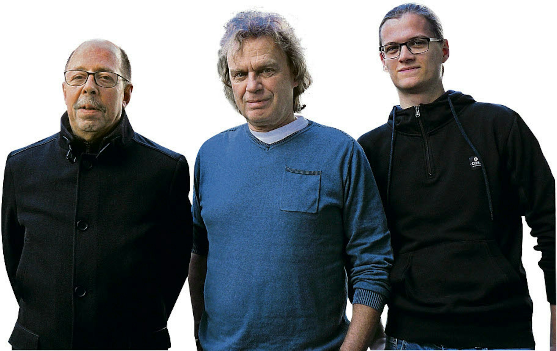 Sie bilden den Vorstand des neuen Vereins: Gino Baudrie (v.l.), Werner Schleicher und Thomas Müller. Foto: kaw