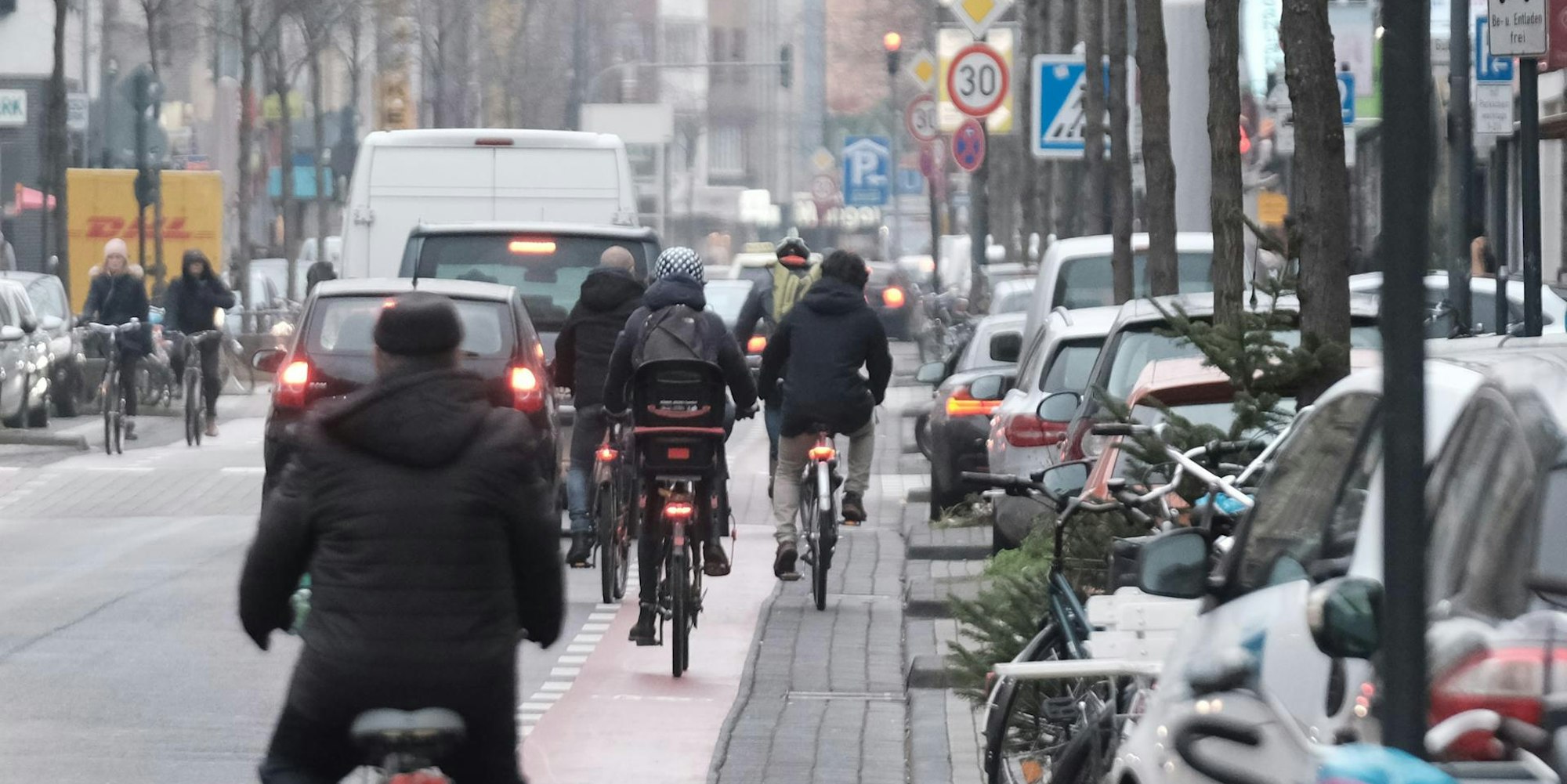 Radfahrer Venloer Straße