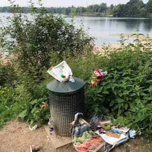 Müll am Pescher See