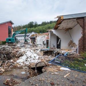 Auch im Oberbergischen verursachte das Hochwasser im Juli Schäden an Gebäuden und Fließgewässern.