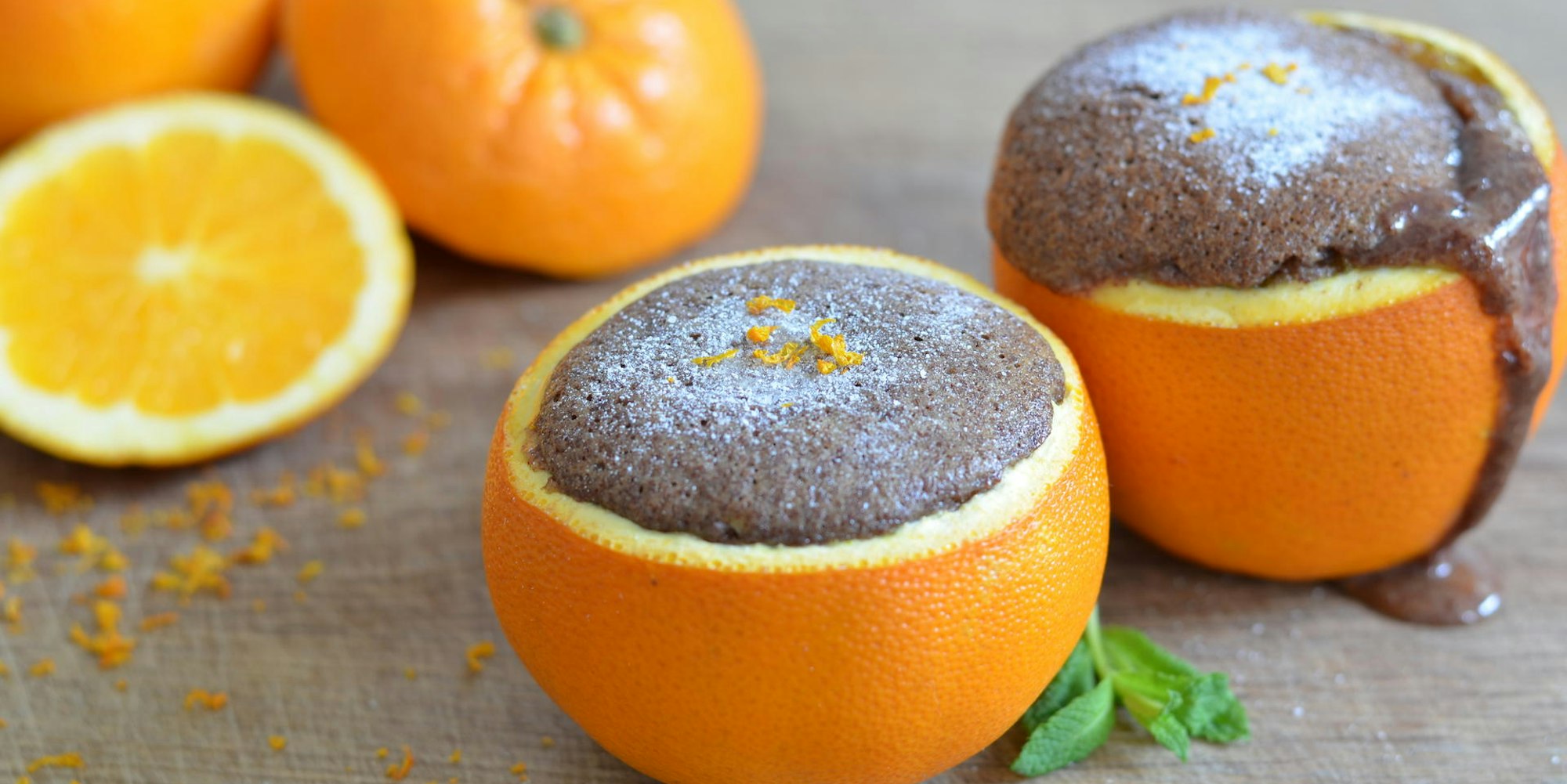 Schokoladenkuchen orange