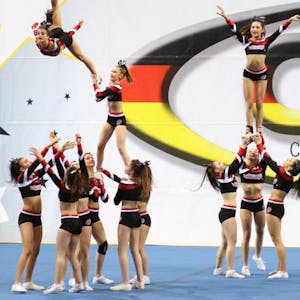 Das Cheerleadingteam der Wildcats hofft, auch bei der WM in Florida erfolgreich zu sein.