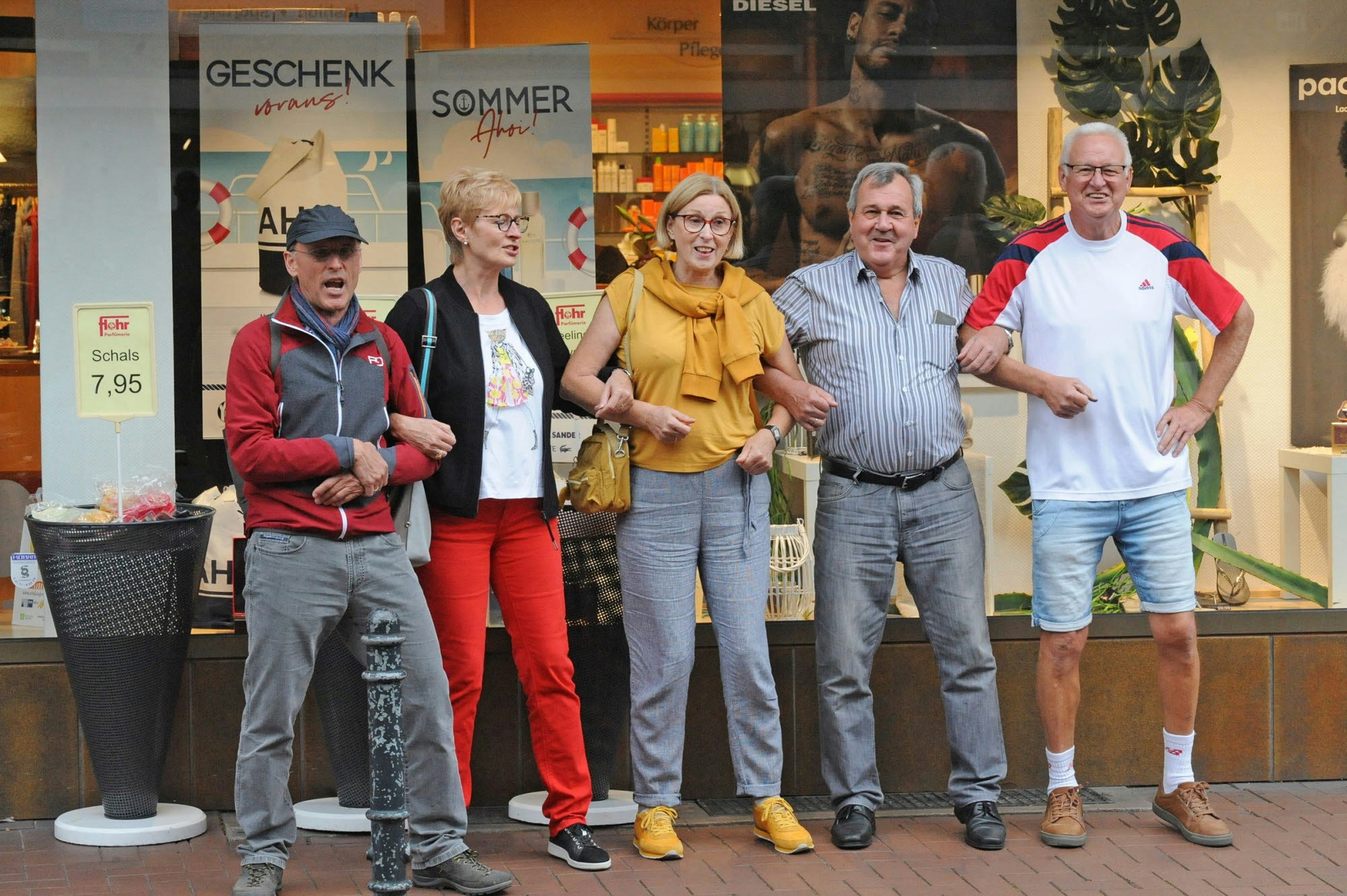 Wurden zu Heimatschunklern: Ulrich Schlotterer, Zdenka Smid, Konny Drüke, Peter Staier und Rolf Paul Tobias (von links).