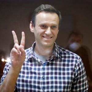 Nawalny Peace Zeichen