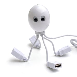 USB-Hubs zum Anschließen mehrerer Geräte an einem Port sind langweilig? Dass es auch anders geht, zeigt diese USB-Krake von Satzuma.