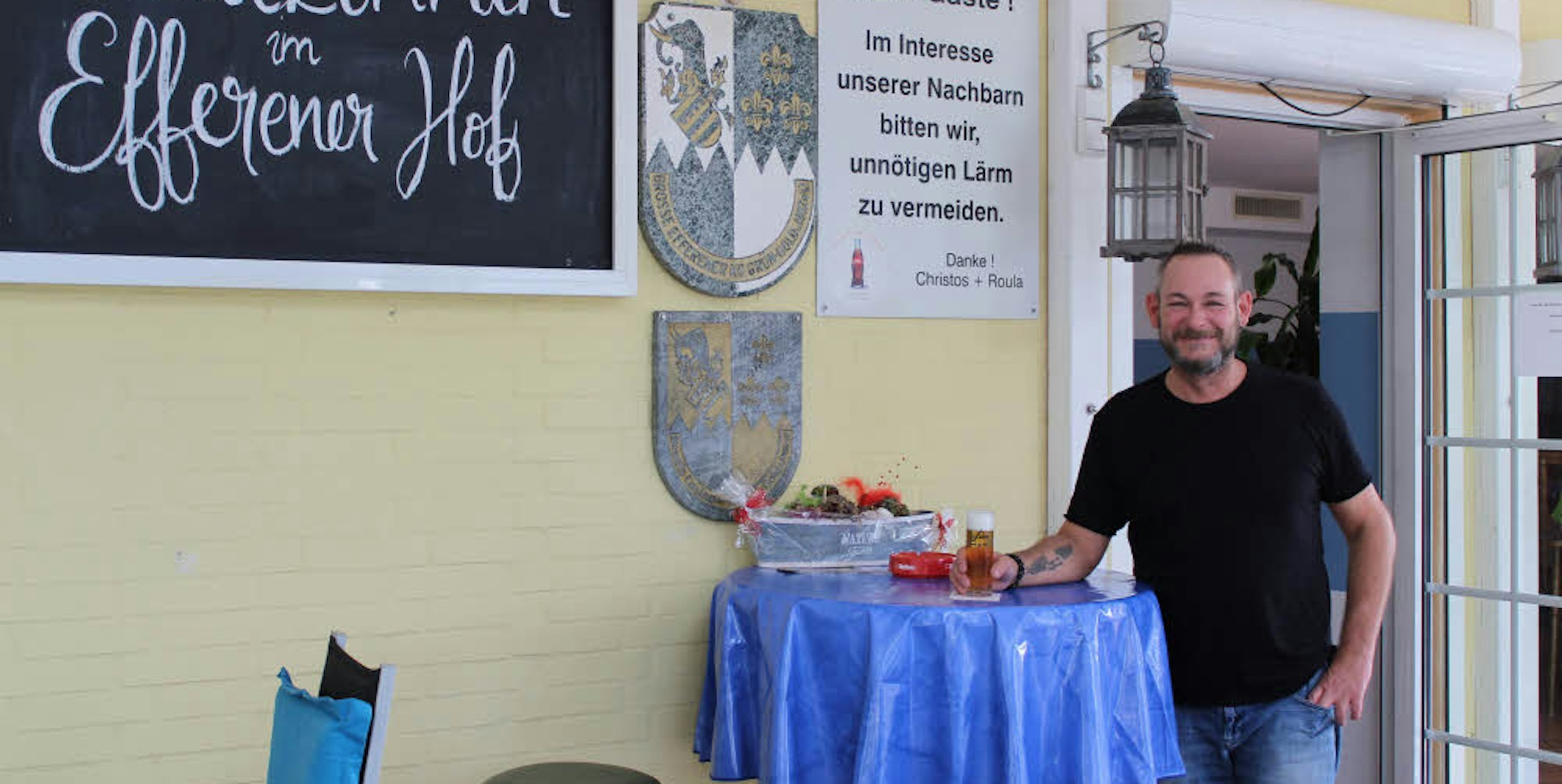 Werner Schnöring ist seit 1991 in der Gastronomie. Den „Efferener Hof“ führt er seit rund drei Monaten.