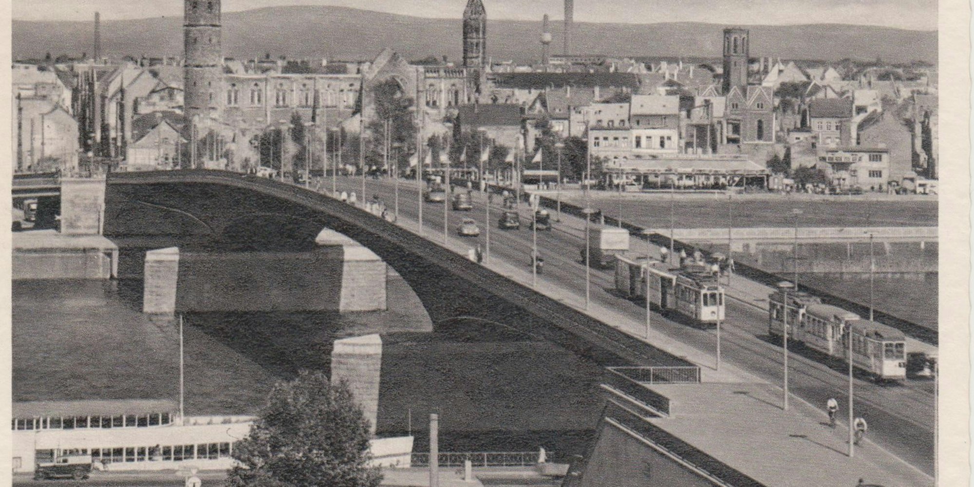 Deutzer Brücke_um 1950