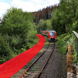 Für 100 Millionen Euro soll sich die Strecke Overath–Siegburg reaktivieren lassen.
