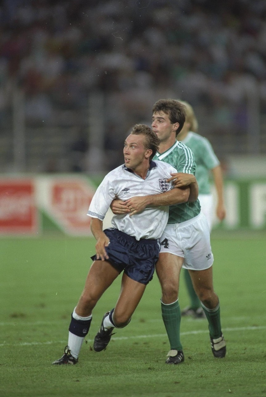 Thomas Berthold bei der WM 1990 gegen England