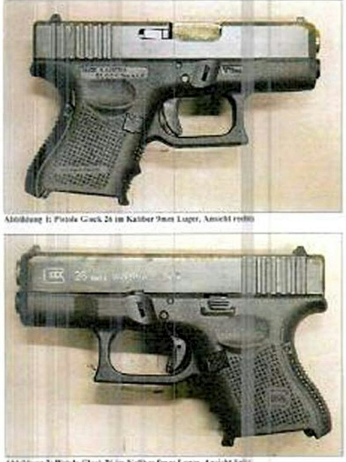Die Pistole wurde bei einer Razzia gegen die Mafia sichergestellt.