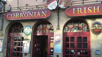 Der Corkonian Irish Pub in Köln von außen