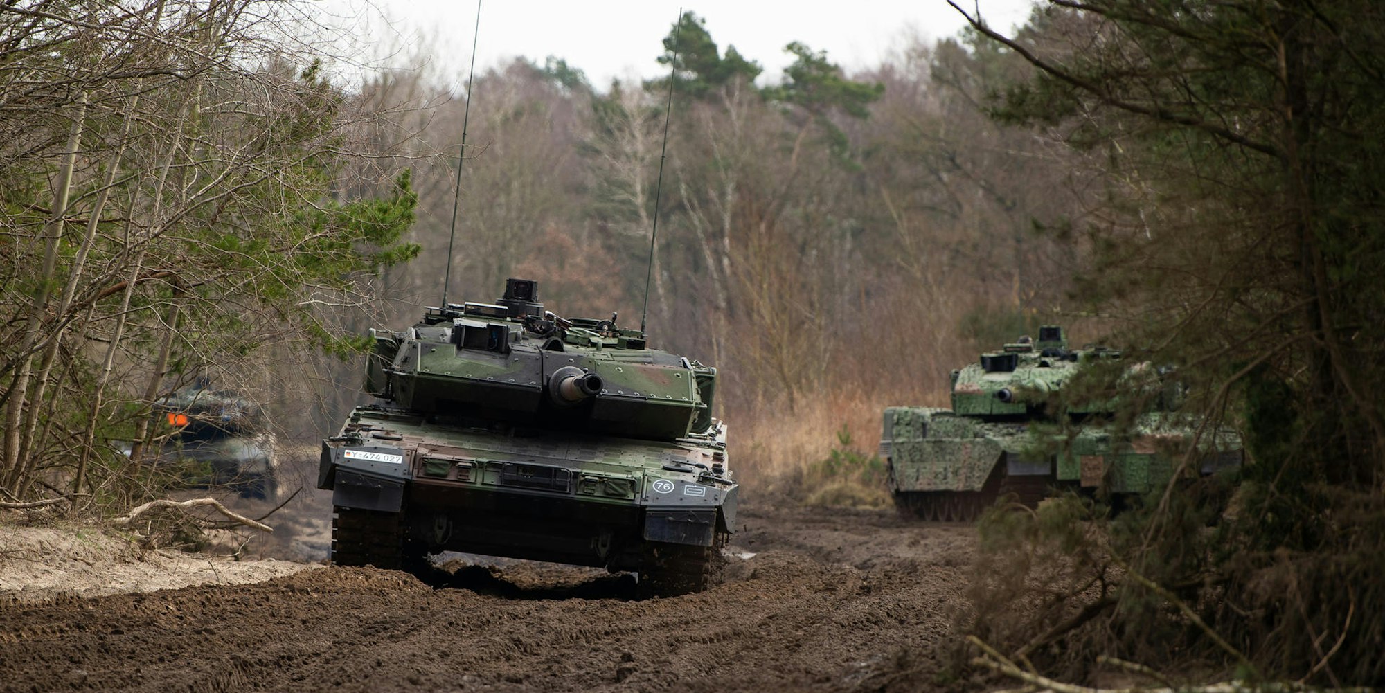 Leopard 2 Panzer dpa