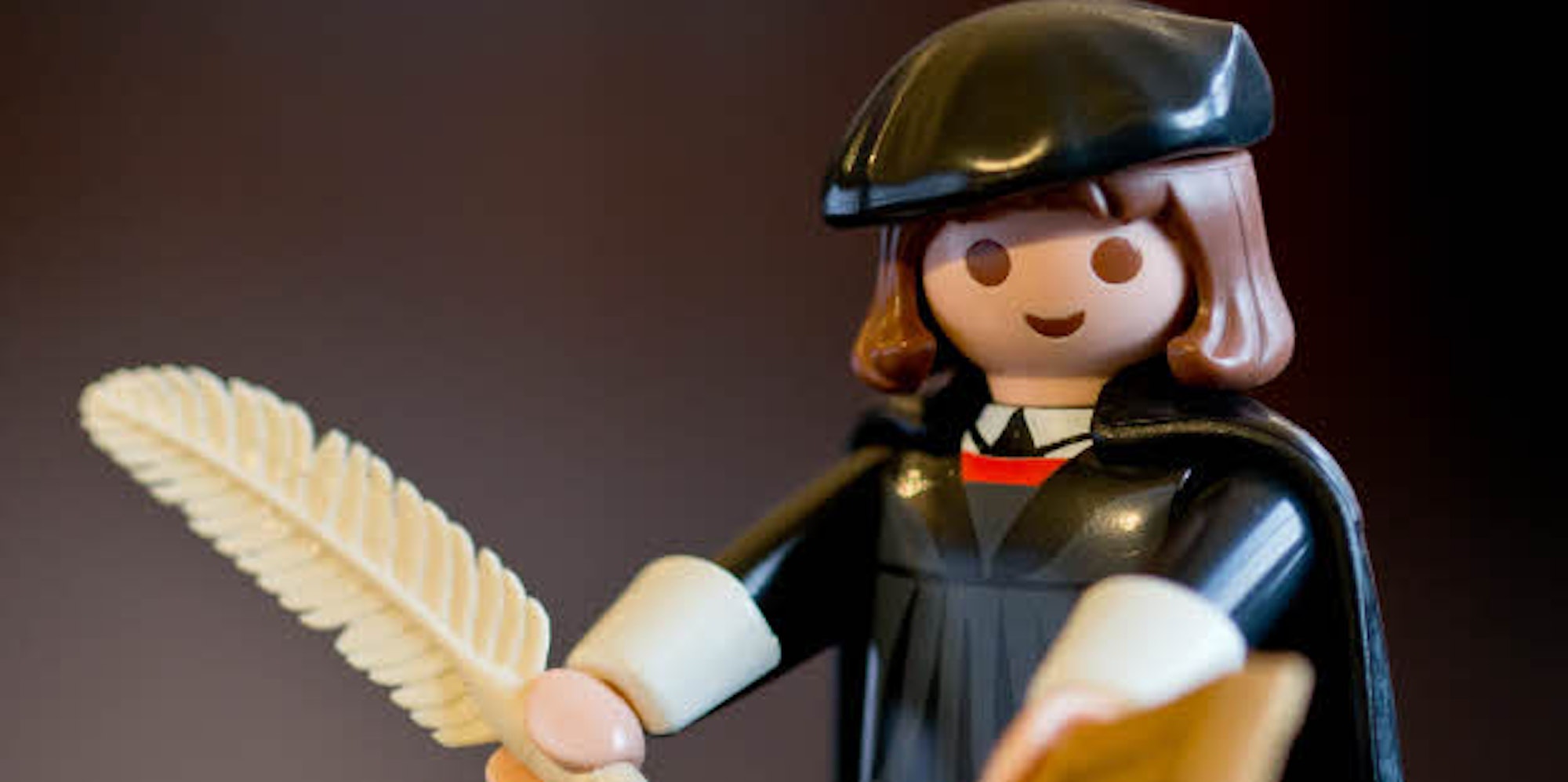 Luther als Playmobil-Figur