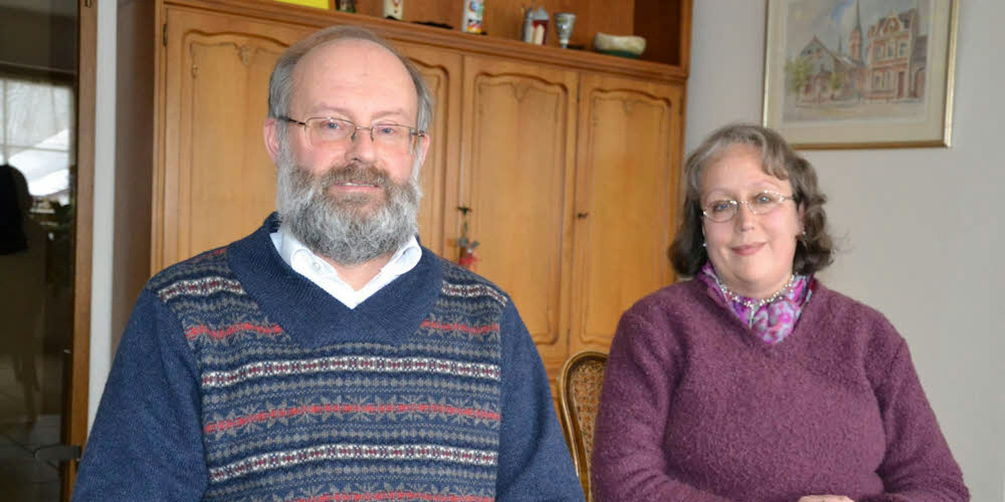 Pfarrer Lothar Tillmann (links) und Gemeindereferentin Elke Jodocy werden die  GdG Mechernich im November verlassen.
