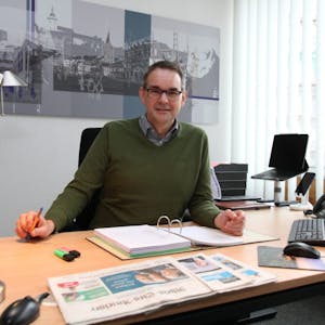Ein Jahr hat sich der neue Siegburger Bürgermeister Stefan Rosemann Zeit gegeben, um sich in sein Amt einzuarbeiten.