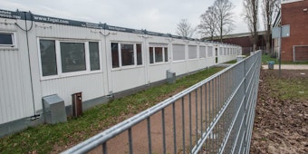 Die Container an der Stralsunder Straße sollen nun als Kita für 80 Kinder genutzt werden.