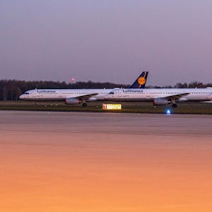Lufthansa am Kölner Flughafen