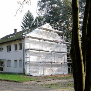 Die Unterkunft am Hoppersheider Busch stammt aus den 90er-Jahren und soll nun neu gebaut werden.