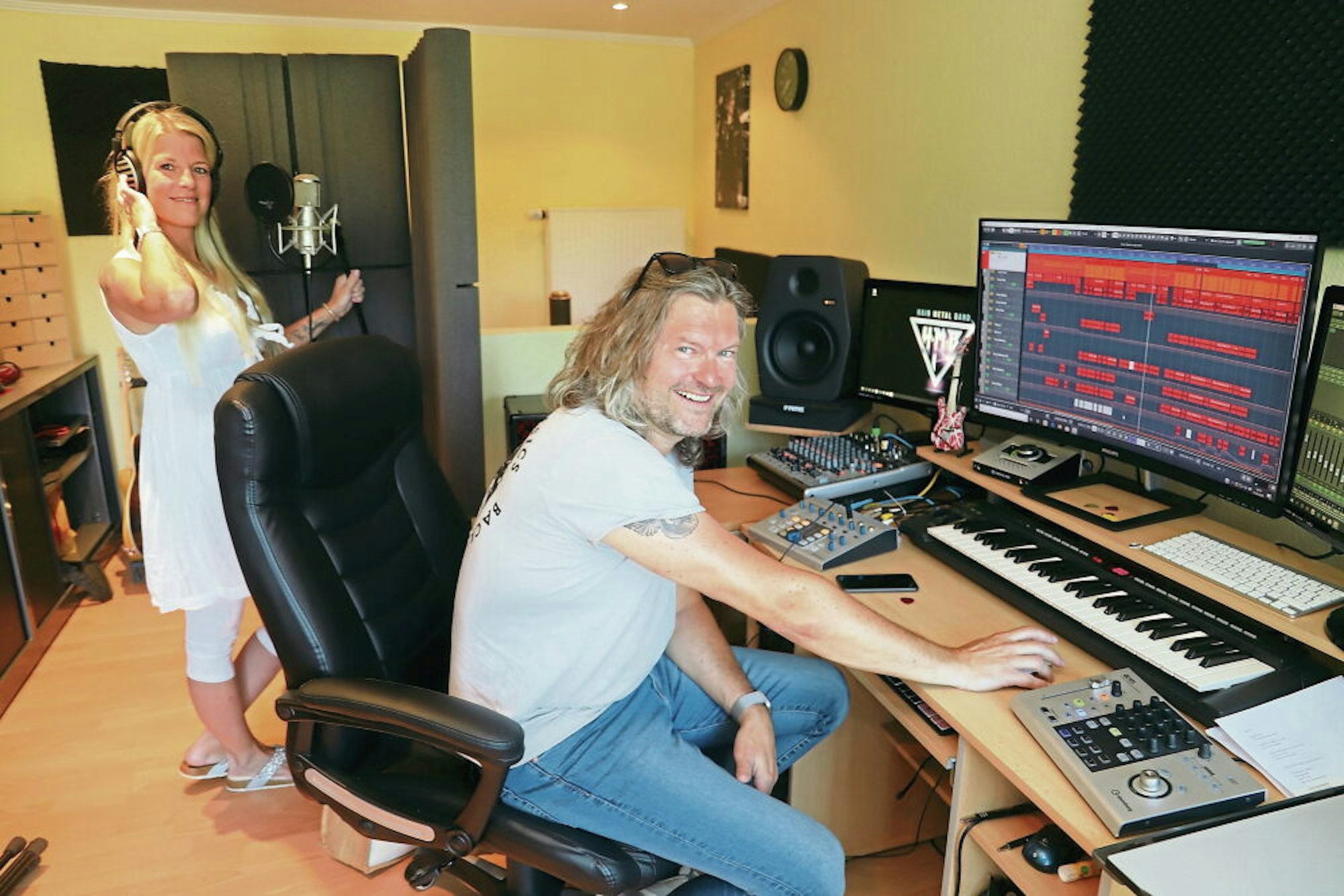 Jürgen „Geppie“ Gebhard von den Räubern arbeitet an neuen Songs.