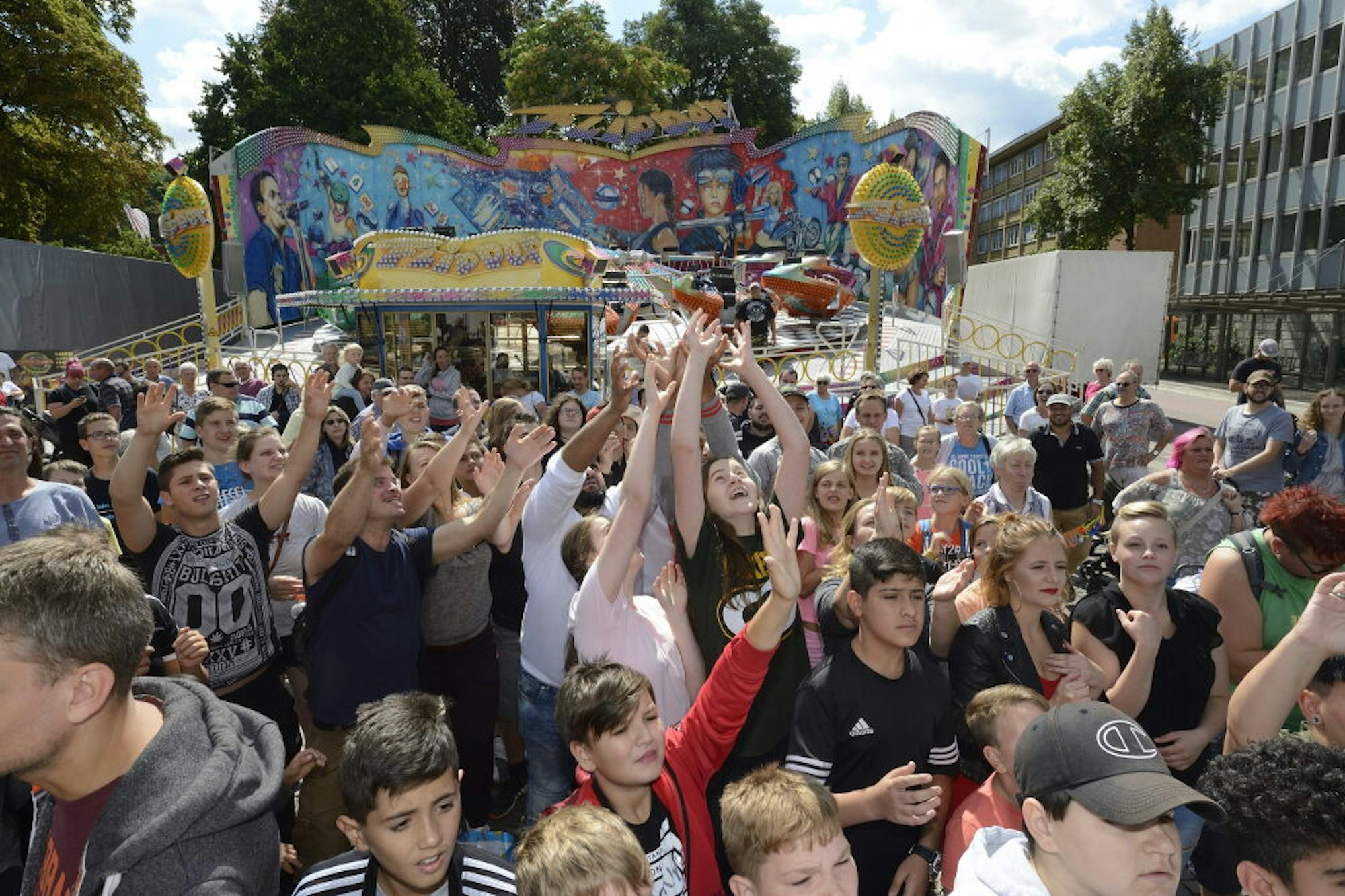 Die Laurentiuskirmes im August 2019 war die letzte Kirmes vor der Pandemie. Mit der Pfingstkirmes kehrt das Volksfest nach Gladbach zurück.