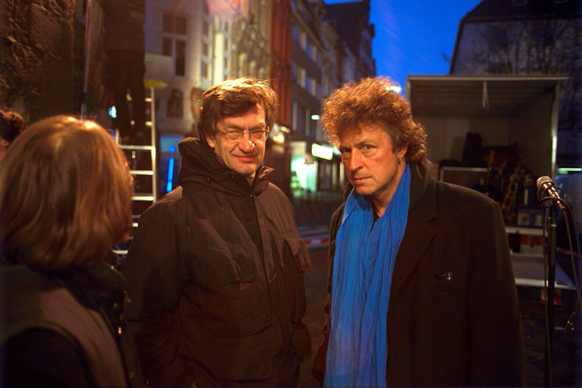 Mit Wim Wenders bei der Premiere in Essen 2002