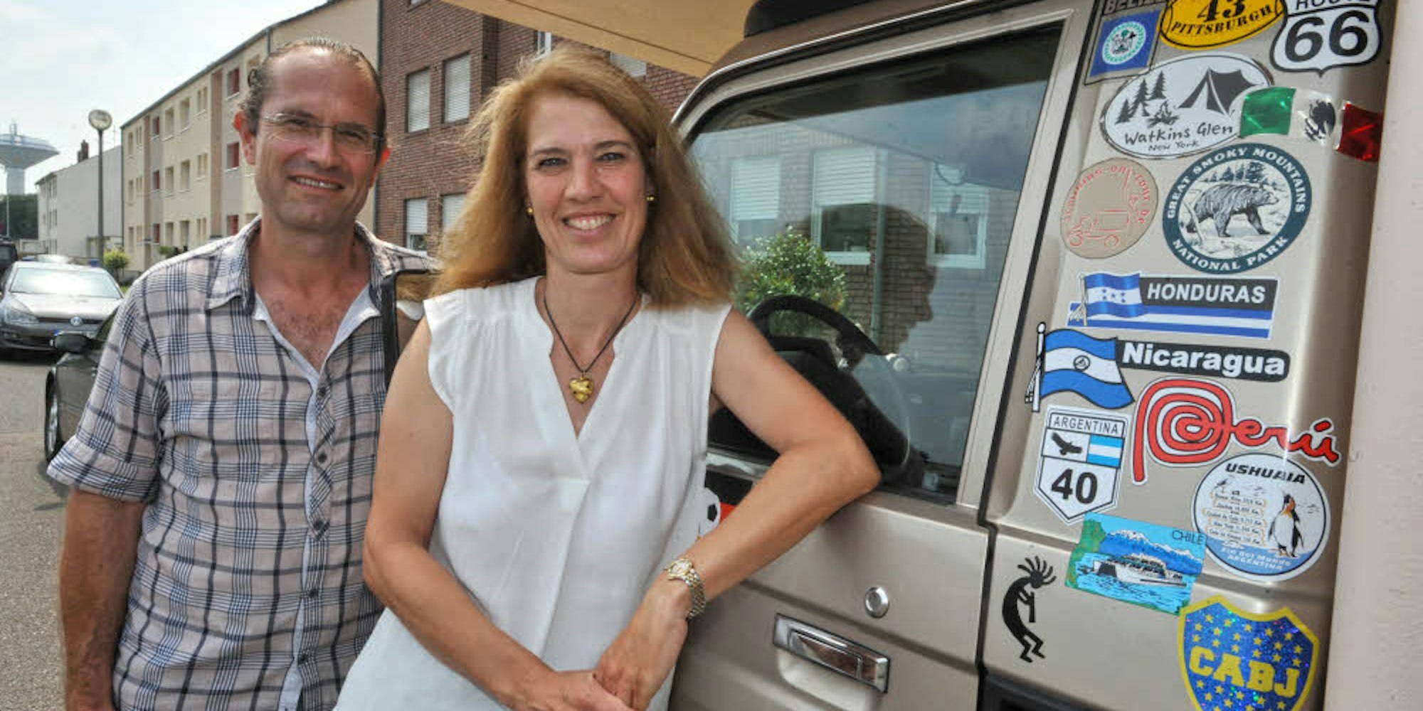 Petra und Klaus Vierkotten aus Bürrig sind mit ihrem Wohnmobil wieder auf Achse.
