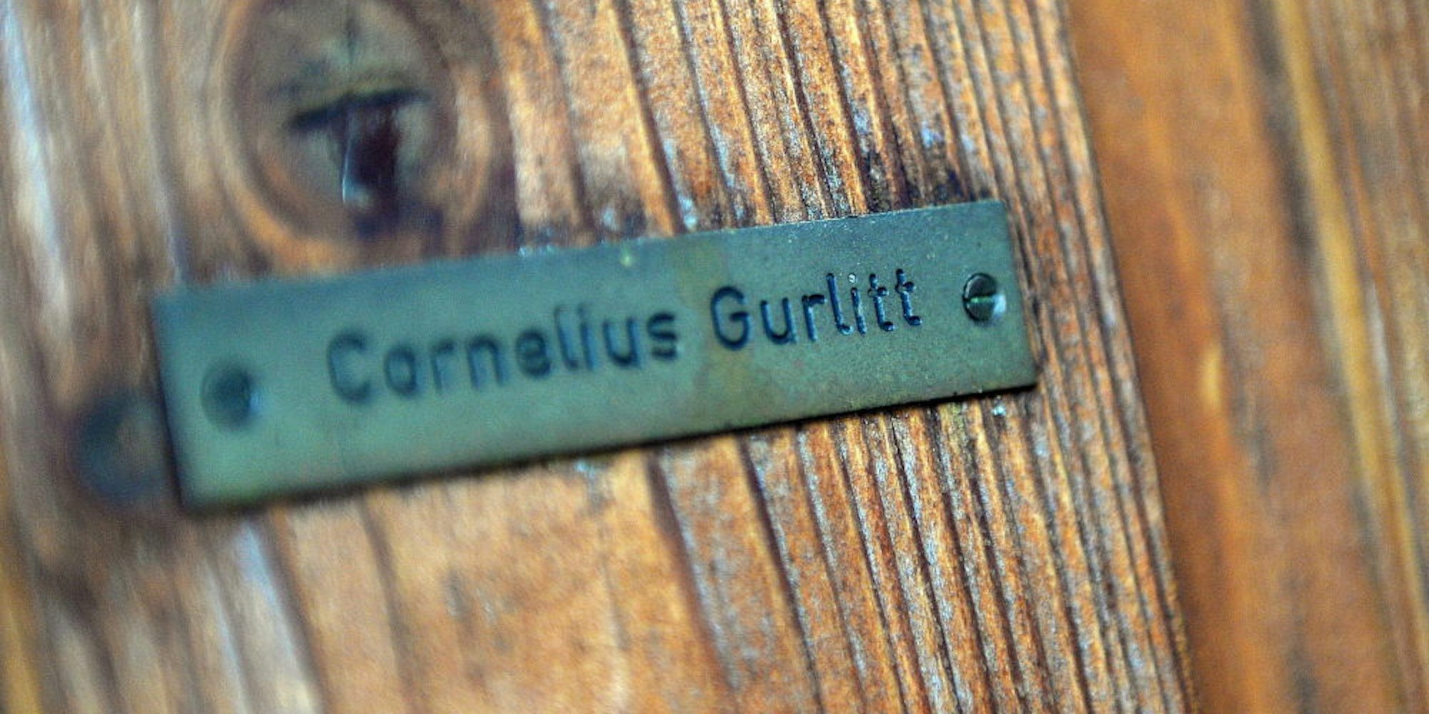 Türschild von Cornelius Gurlitt