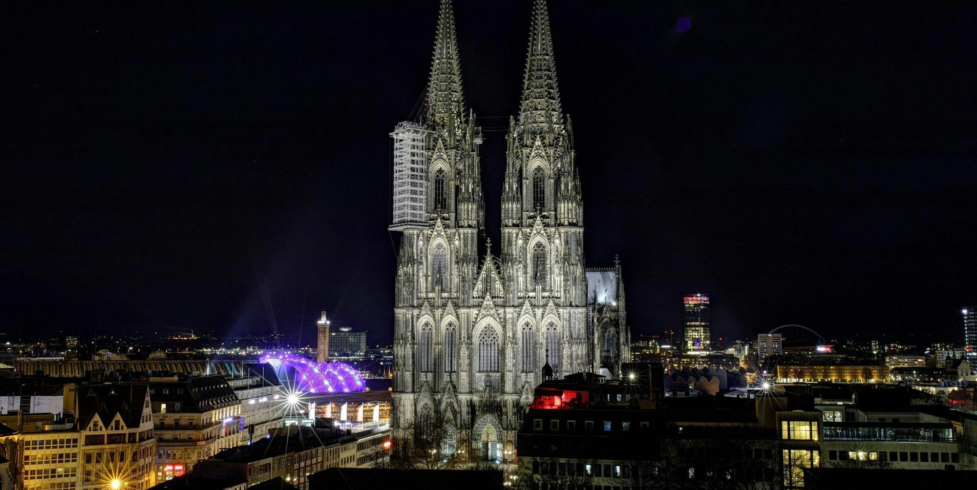 Köln Dom nachts