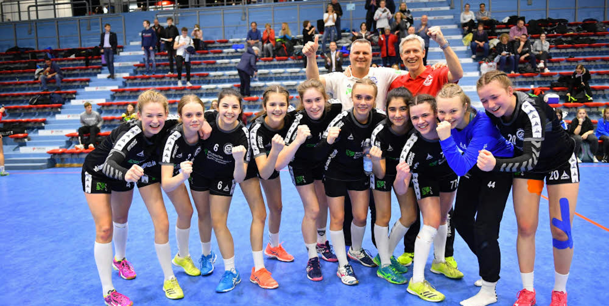 In der Schwalbe-Arena sicherten sich die Handballerinnen des Lindengymnasiums den Landesmeistertitel.