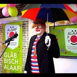 "Weltenbummler" Gerd Rück in der Online-Sitzung "Alaaf for you".