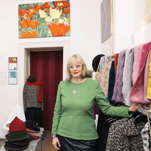 Ricarda Philipps in ihrem Art+Design-House in der Südstadt