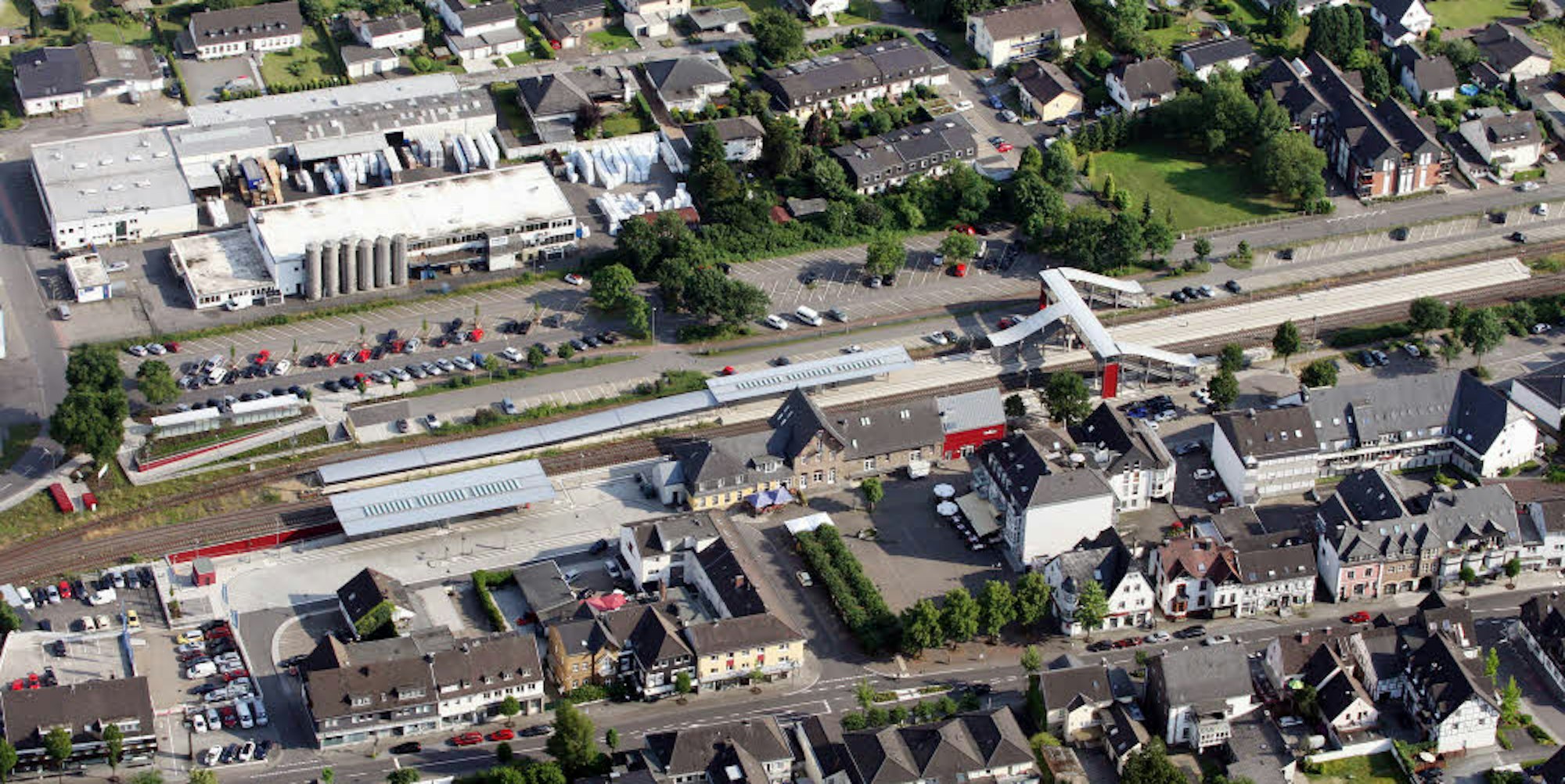 Der Bahnhof in Overath könnte durch einen Technologie- und Wohnpark eine Aufwertung erfahren.