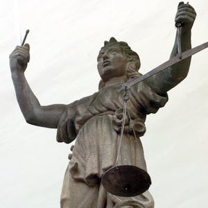 Die Justitia (Symbolbild) 