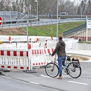 Und nun? Die Verkehrsführung für Radfahrer an Baustellen hat die schlechteste Note der gesamten Umfrage für Leverkusen bekommen.