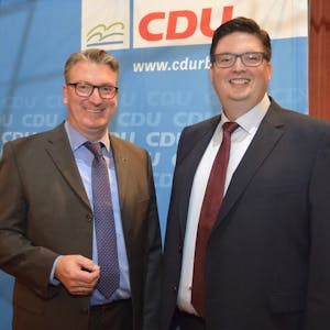 Christian Buchen (rechts) siegte über Oliver Renneberg: Buchen ist nun der Bürgermeisterkandidat der CDU bei der Kommunalwahl 2020.