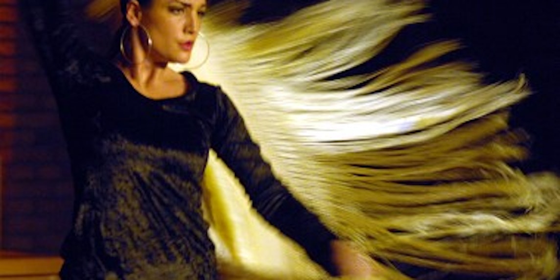 Die Tänzerin Katerina "la Greca" überzeugte beim Flamenco-Abend. (Bild: Worring)