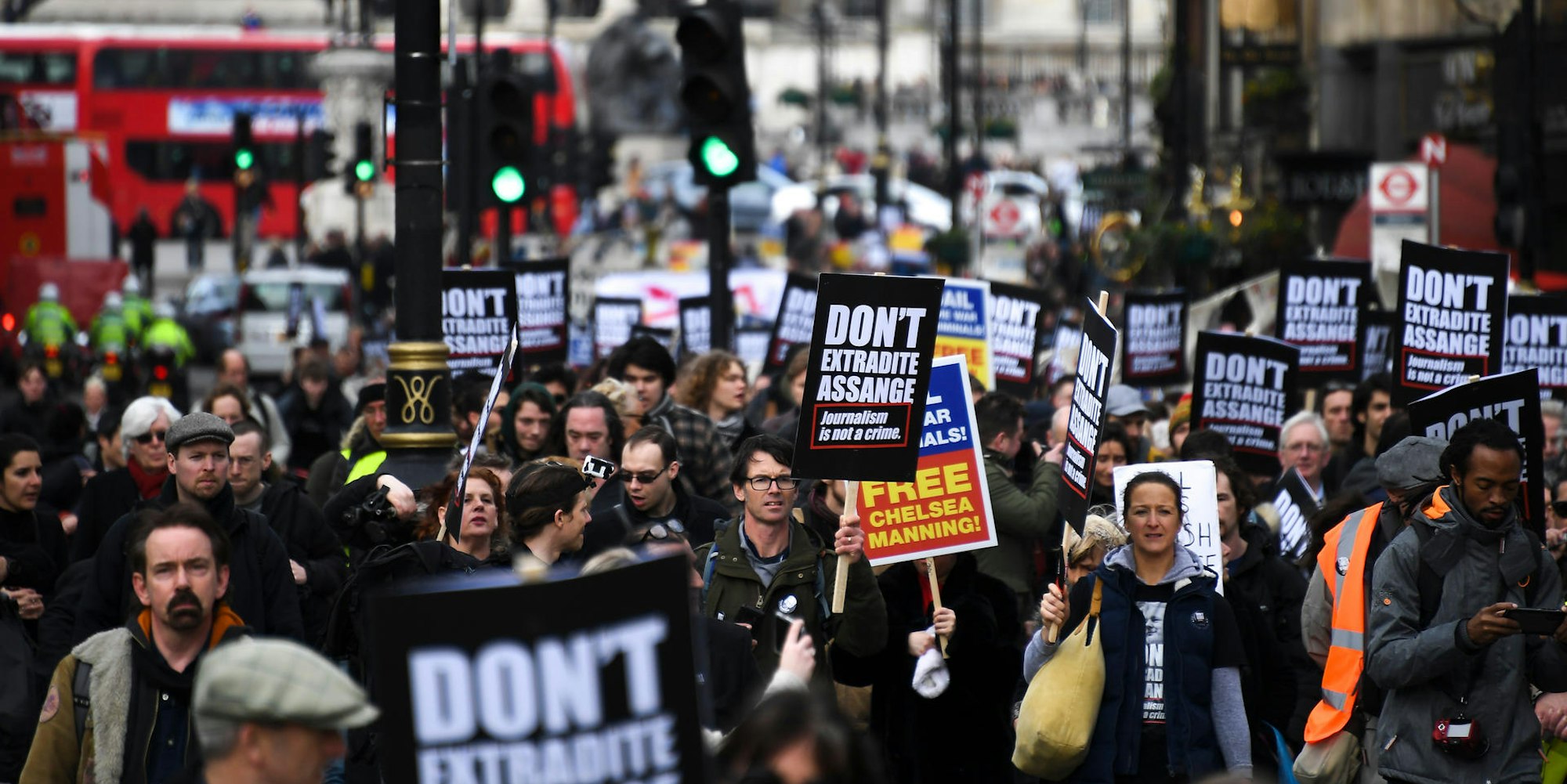 Assange-Demo London