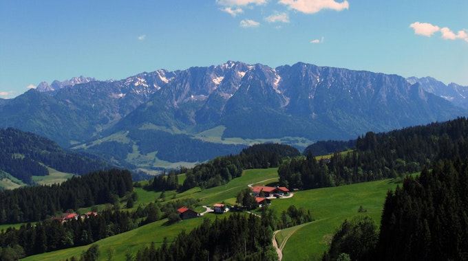 Die Alpen in Tirol.