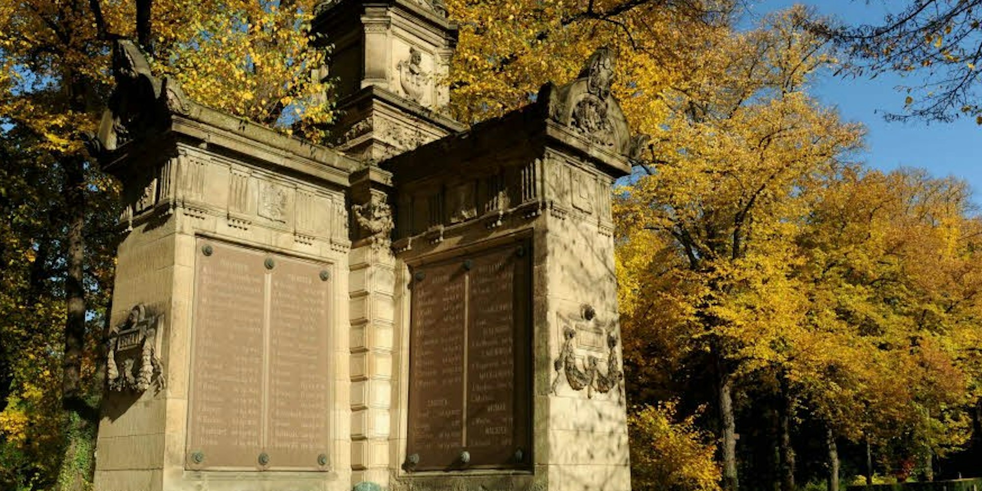 Das Denkmal für die Gefallenen des deutsch-französischen Kriegs 1870/71.