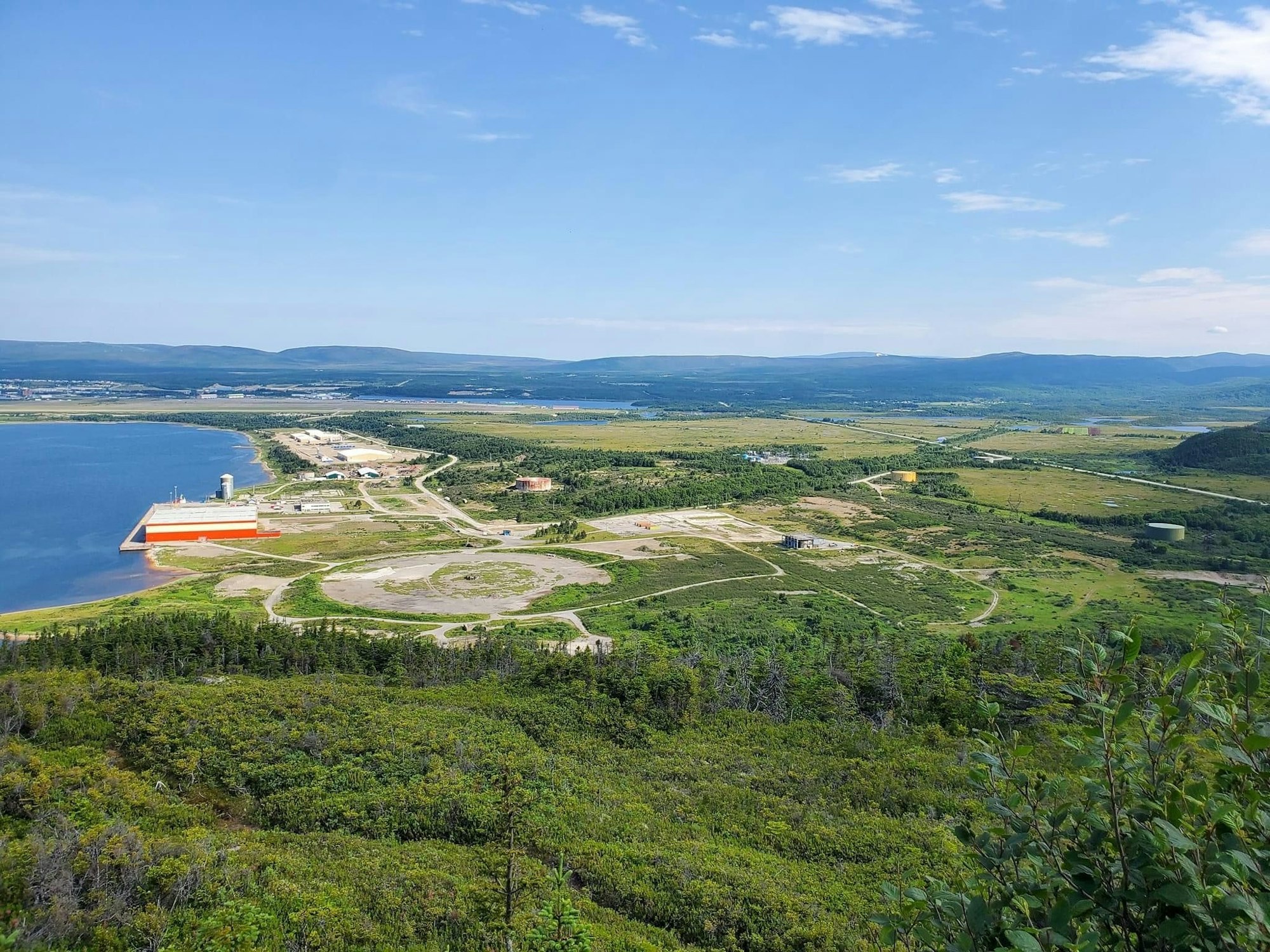 Im Industriegebiet von Stephenville auf Neufundland soll bald grüner Wasserstoff gewonnen werden