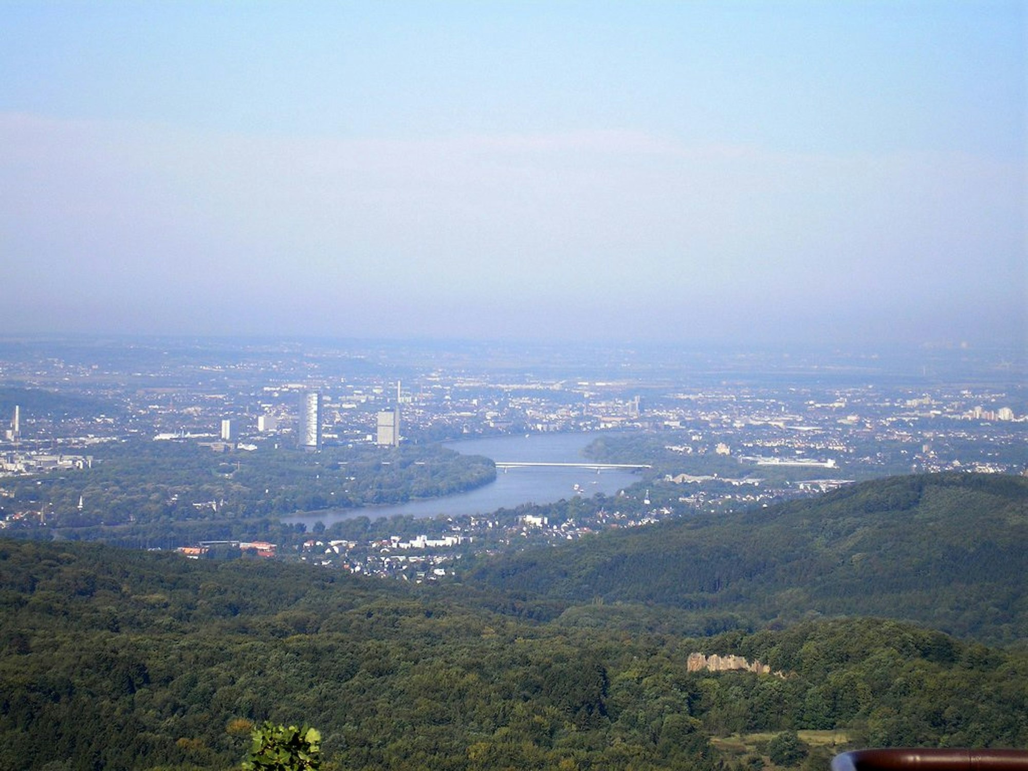 Blick vom Ölberg auf Bonn Oelberg