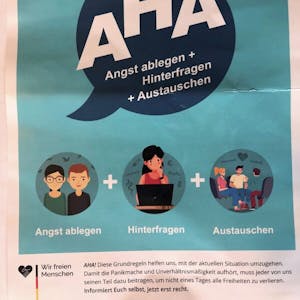 Zurzeit in den Gladbacher Briefkästen: falsche „AHA“-Flyer.